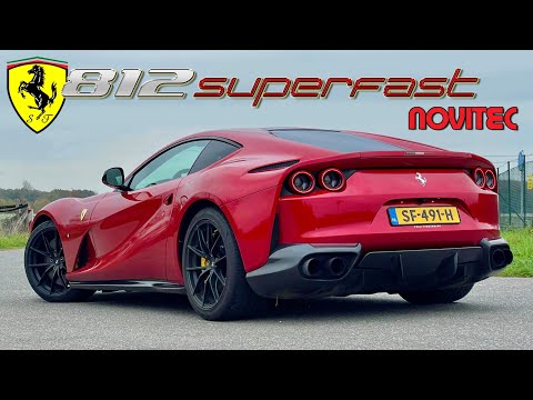 Ferrari 812 Superfast viajando a 351 Km/h en Alemania