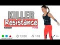 Resistance Killer! Esercizi Intensi Per Gambe Toniche e Glutei Sodi, Squat e Squat Jump!