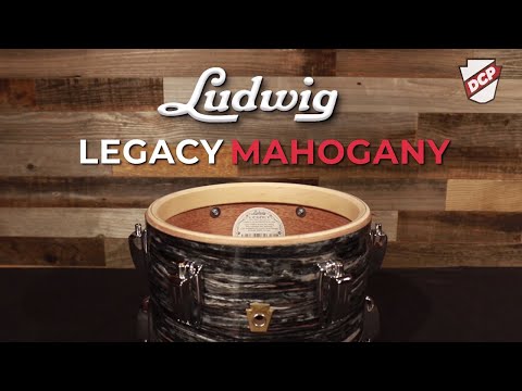 Ludwig Legacy Mahogany 6pc Drum Set Vintage Black Oyster
