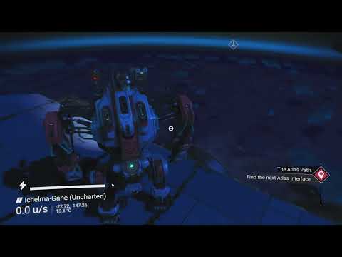 No Man's Sky Minotaur Drop from Freighter to planet.