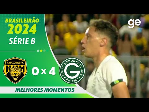 Gols e lances de Amazonas x Goiás