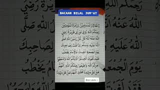 Download lagu Bacaan Bilal Sholat Jum'at mp3 Download lagu Bacaan Bilal Sholat Jum'at mp3