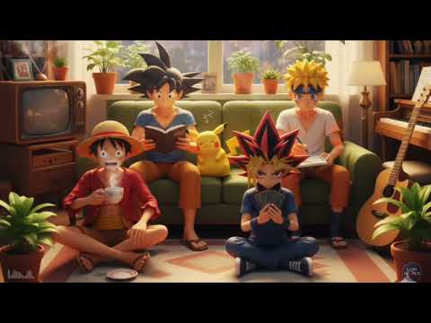 Anime Lofi Mix Vol. 1 Dragon Ball, Naruto, One Piece, Yu-Gi-Oh & Pokémon 