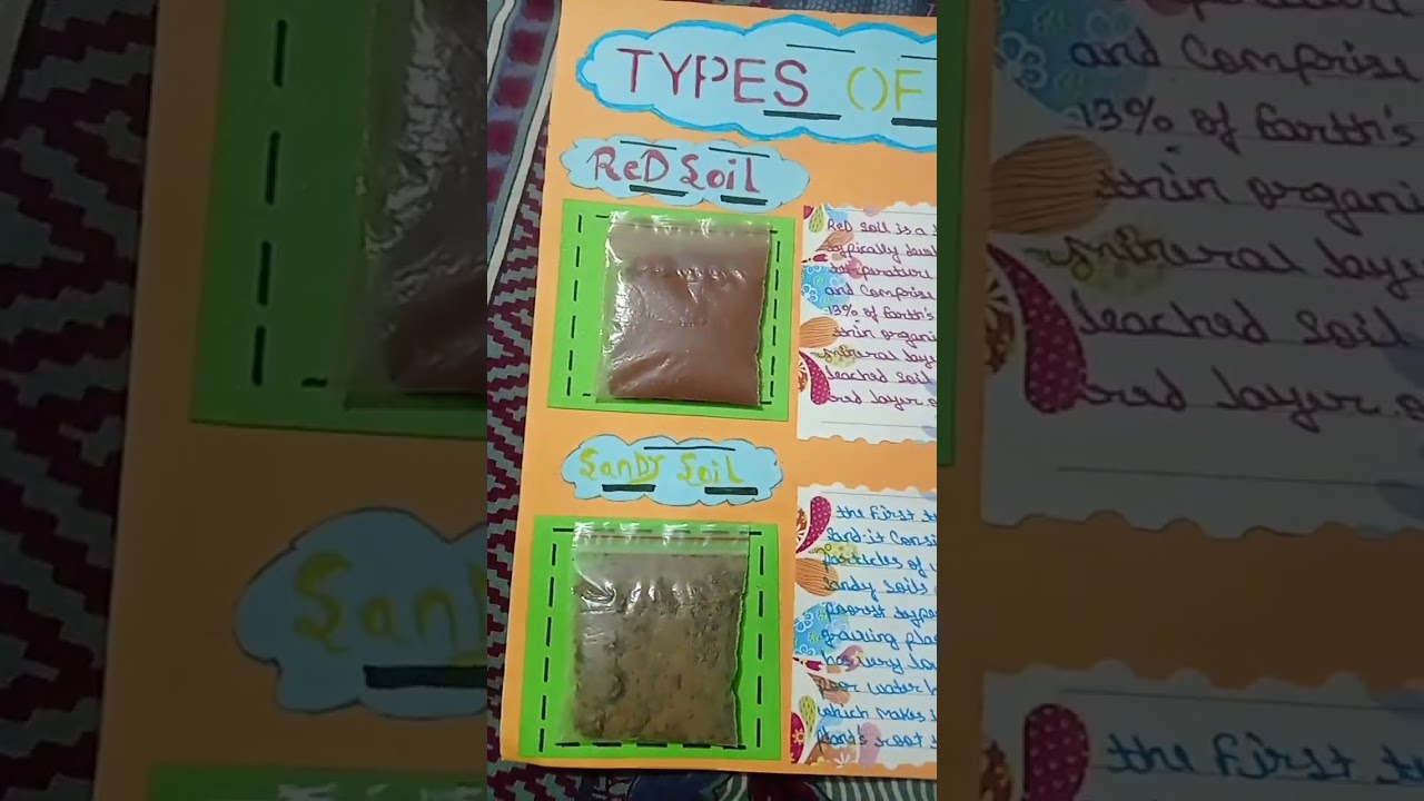 types of soils school project