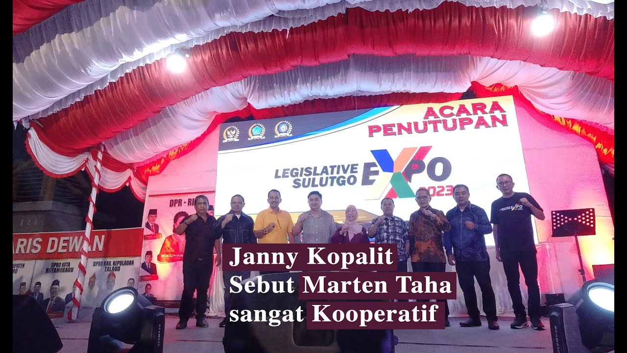 Legislatif SulutGo Expo 2023, Ketua Penyelenggara Janny Kopalit Sebut Marten Taha sangat Kooperatif