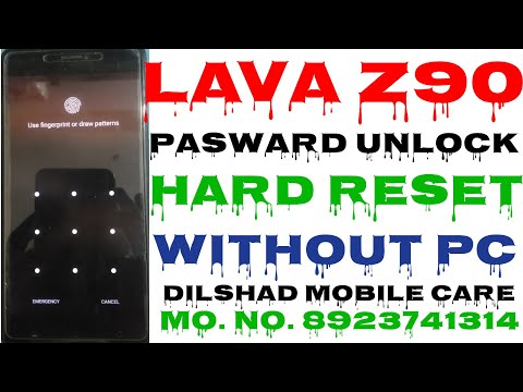 Lava Z90 Hard Reset or Pattern lock Remove 100% Done  Withut Pc BY  DILSHAD MOBILE CARE  2022