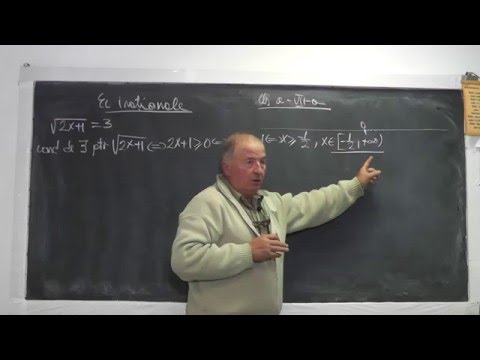 Lectia 991 Ecuatii irationale (necunoscuta sub radical) cu Miruna Clasa 7 si Andreea Clasa 11