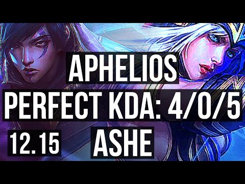 APHELIOS & Janna vs ASHE & Senna (ADC) | 4/0/5, 600+ games | EUW Master | 12.15