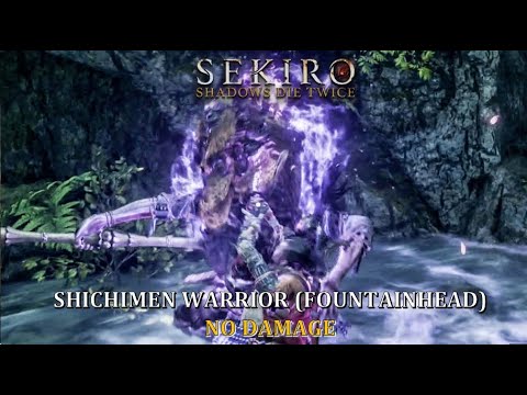 Fountainhead Shichimen Warrior Mini-Boss Fight (No Damage) - Sekiro: Shadows Die Twice (PC)