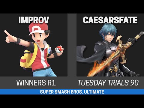 Tuesday Trials 90 SSBU Winners R1 - Improv (Pokémon Trainer) vs CaesarsFate (Incineroar, Byleth)