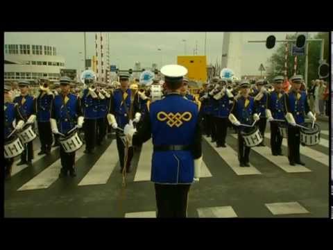 Streetparade with the Euroband Rotterdam   Netherlands Military Tattoo 2006