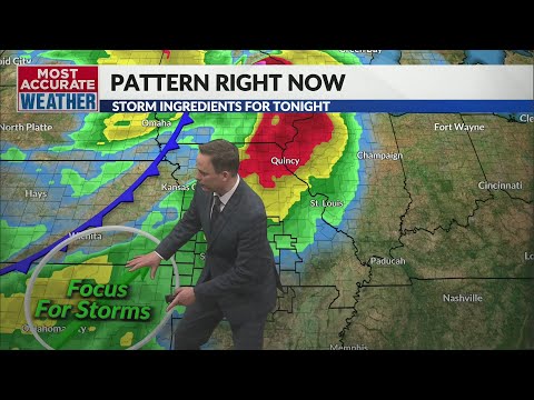 Rain and thunder returns tonight, daily storm chances into next week