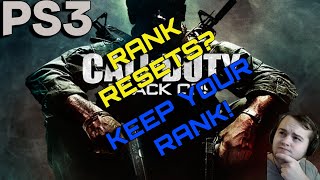 (PS3) HOW TO FIX CALL OF DUTY BO1 RANK RESETING & FREEZING?!