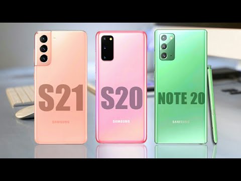 Samsung Galaxy S21 vs Samsung Galaxy S20 vs Samsung Galaxy Note 20 | Specs