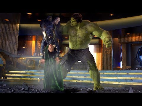 Hulk Smashing Loki - Funny Scene -The Avengers (2012) Movie Clip HD