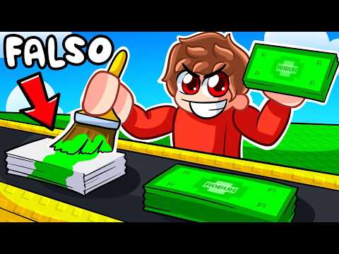 I made a FAKE MONEY FACTORY in Roblox!