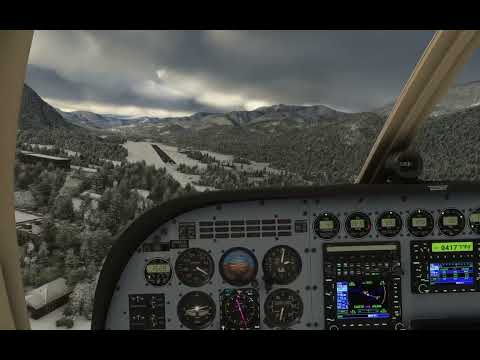 P-850 Cockpit Landing At Ambrolauri Airport (UGAM)