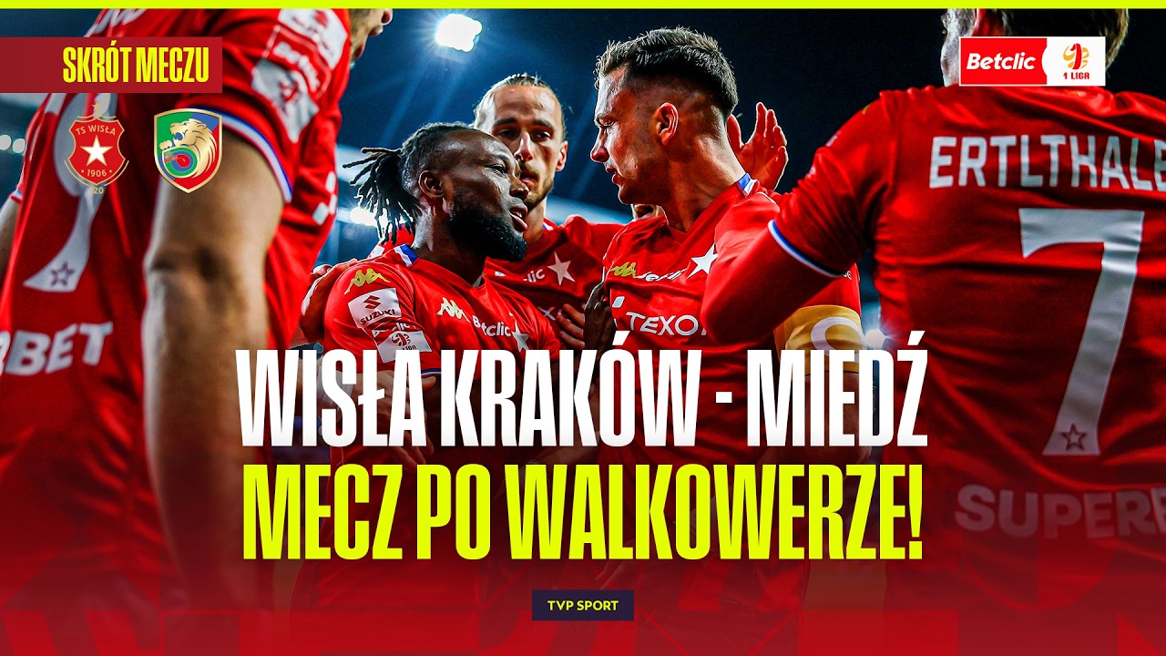 Wisła Kraków vs Miedź Legnica Highlights