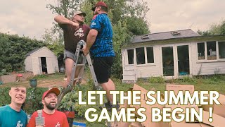 LET THE SUMMER GAMES BEGIN! (BACK IN THE BUILDING VLOG)