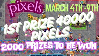 Pixels New Event : HARVEST HUSTLE ||   From  4th till 9th || 2000 Prizes to be won