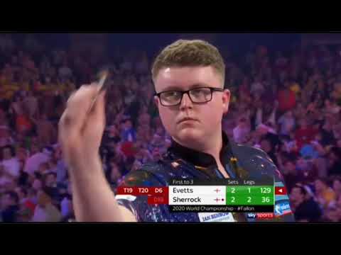 final stage of Fallon sSherrock vs Ted Evetts .