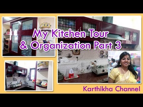 Kitchen Tour in Tamil | Kitchen Organization ideas in Tamil | Indian Kitchen Tour - Part 03 Video