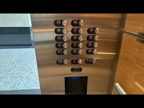 2010 Otis Series 4 Elevonic 411 Traction High-Rise Elevator at Centennial Place E in Calgary AB
