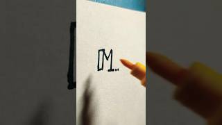 M letter coloring#trending #artshorts #art #coloring