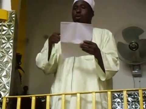 Khoutbah du 29 08 2014 par Imam Sidy Yahya Kounta sur la Confiance en Allah