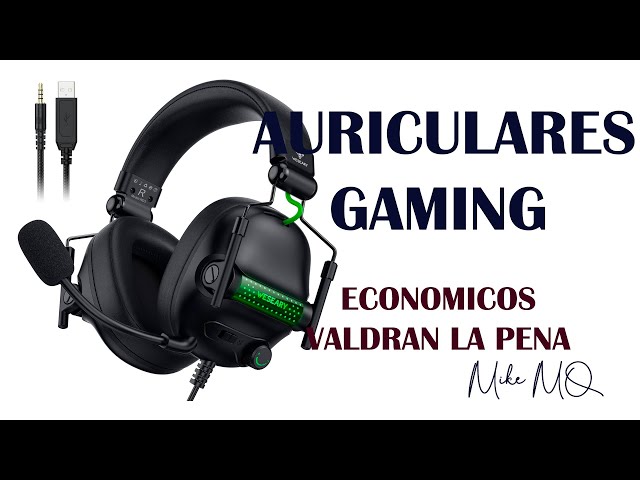 Vídeo relacionado con WESEARY WG3 Cascos Gaming Inalambricos, Auriculares Gaming Inalambricos para PS5, PS4, PC, Switch, Sonido Estéreo Auriculares con Microfono, Cascos con Luz LED, Duración 50Hr+