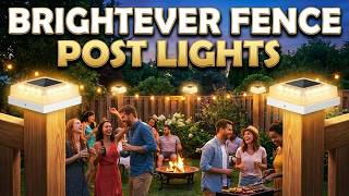 BRIGHTEVER SOLAR POST CAP LIGHTS
