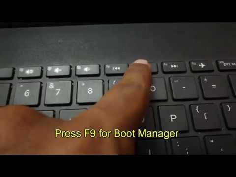 How to Boot HP Laptop and install Windows 10 || Legacy Enabled