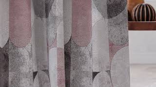 Портьера «Ланевиарс (серо-розовый)» — видео о товаре