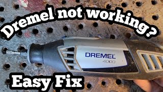 My Dremel stopped working? Here is a DIY simple fix.