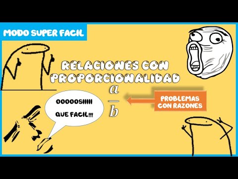 RELACIONES CON PROPORCIONALIDAD: Problemas con razones        ¡¡¡¡SUPER FACIL!!!!