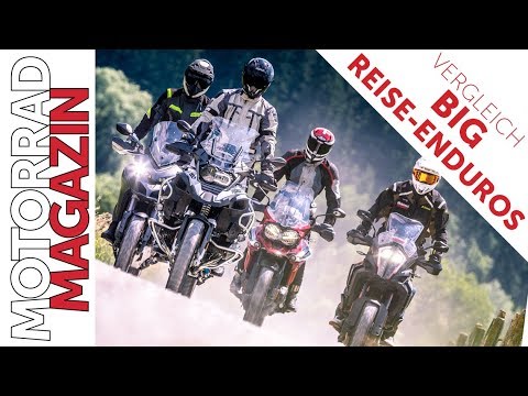 Big Enduro Comparison 2018: BMW GS - Ducati Multistrada - KTM Super Adventure - Triumph Tiger