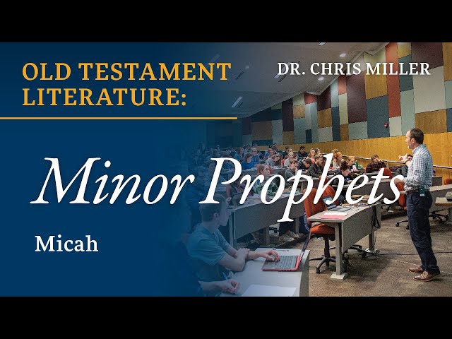 Thumbnail for video titled: Old Testament | Micah and Zephaniah