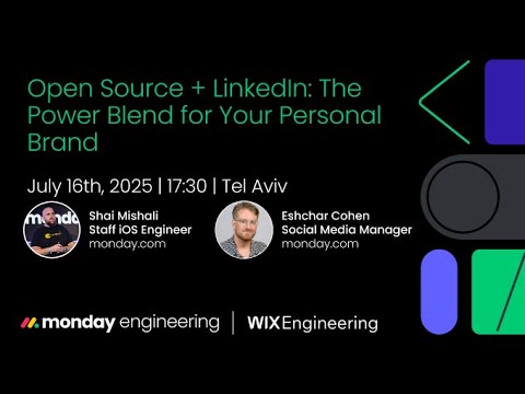 From Noob, to Contributor, to Owner - My Open Source Journey w/Shai Mishali, monday.com