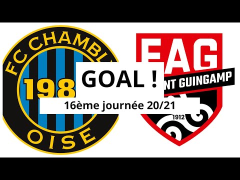 FC Chambly Oise - Guingamp [(1)-0] GOAL 21' (Thibault Jaques) 16ème journée 2020/21