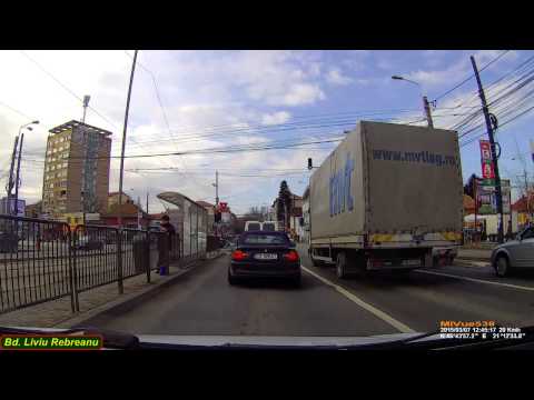Driving from Timişoara (AEM) to Şag village. Timelapse