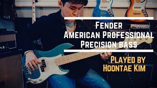 Video thumbnail for Fender American Professional Precision Bass, Played by Hoontae Kim by HolyOneMusic