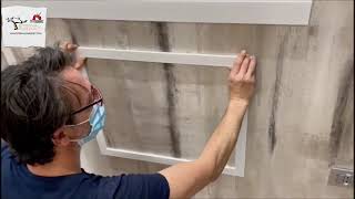 Boiserie già tagliate Adesive pronte in 5 minuti