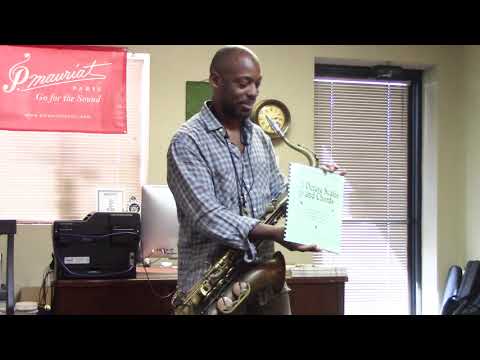 Marcus Strickland clinic at Sax Alley, Sept. 12th 2015