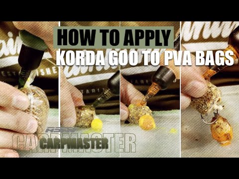 HOW TO apply Korda Goo to PVA bags ASFNFishing #fishing
