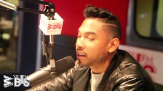 Miguel stops by Middays with Shaila at the WBLS 107.5 studios