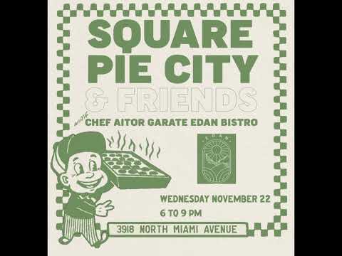 Square Pie City x Edan Bistro #miami #pizza #shorts