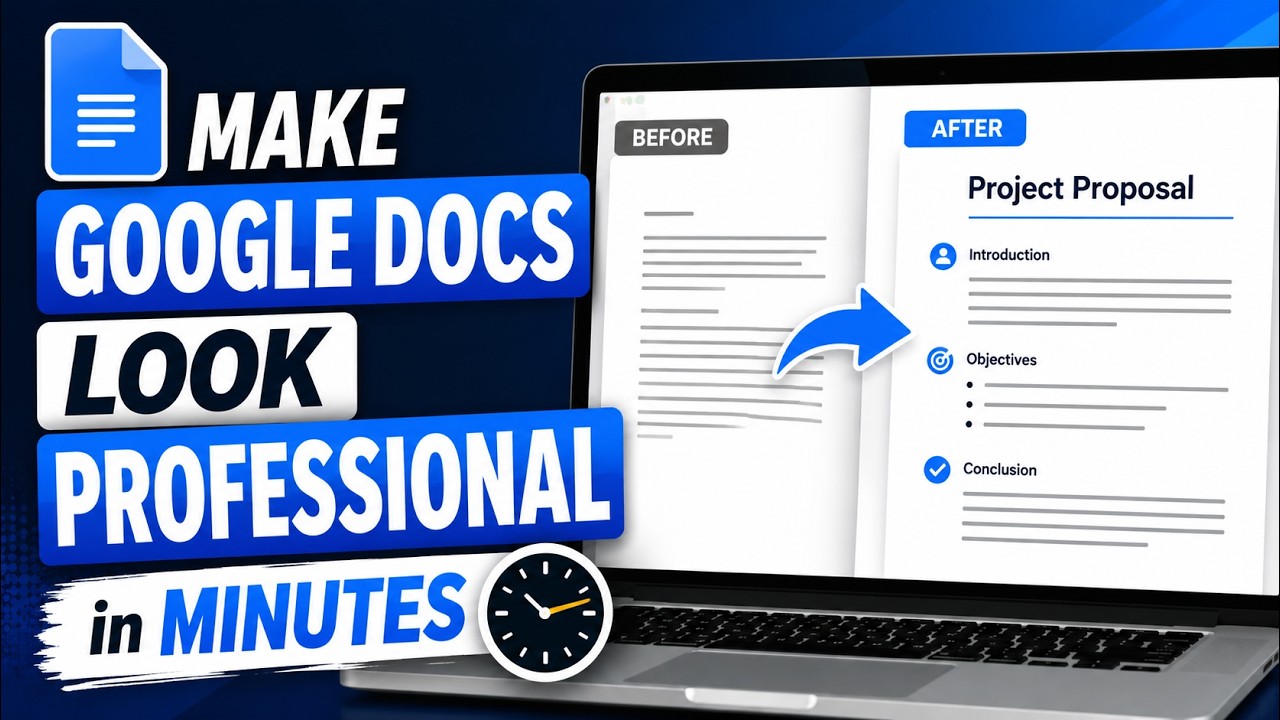Make Google Docs Look Professional in Minutes
