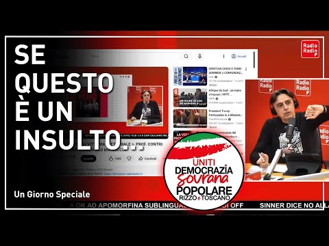 "WE DIDN'T INSULT FRANCESCO TOSCANO: a verb from the verb SPROUNT!" ▷ Editorial by FABIO DURANTI