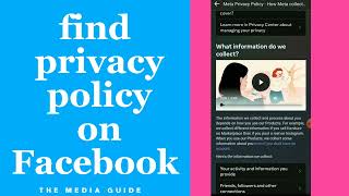 How To Find Privacy Policy On Facebook App 2022