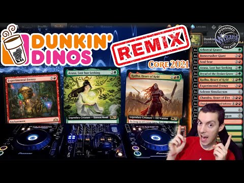 Azuza, Lost But Seeking And Core Set 2021 Fire Up A Dunkin' Dinos Remix!